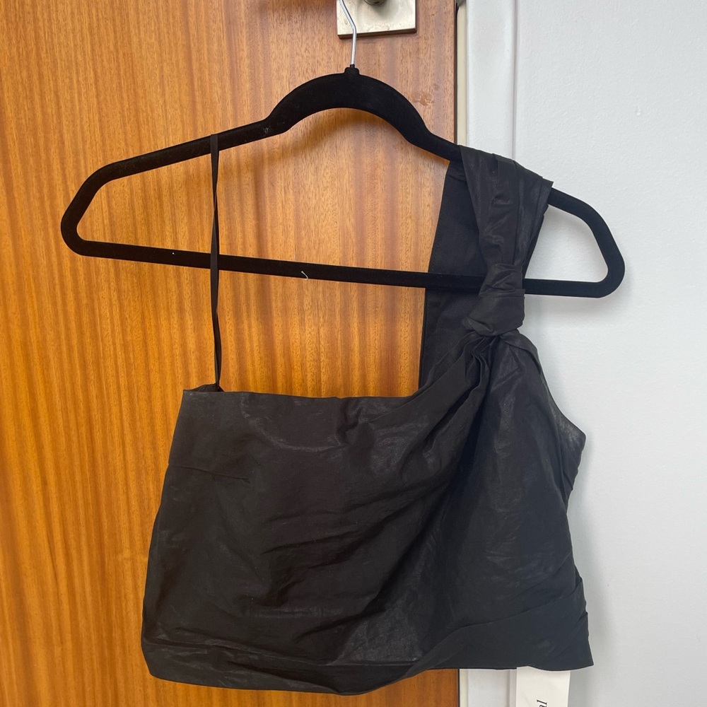Isabel Marant Stylish Black One-Shoulder Top